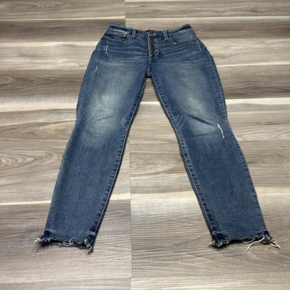 Lucky Brand High Rise Skinny Jeans - Blue size 4 - Picture 2 of 9